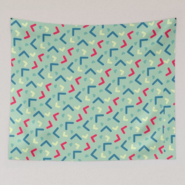 Item preview, Cute Colorful Memphis Pattern For Retro Lovers- Cute designed and sold by RoyalStarsPatts.