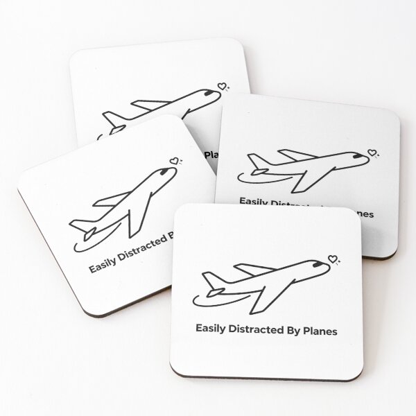 Item preview, Easily Distracted by Planes – funny pilot aviation designed and sold by w66aboo.