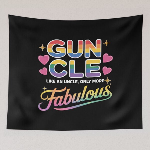 Item preview, Guncle Like An Uncle Only More Fabulous LGBT Pride Month  designed and sold by CombatTask.