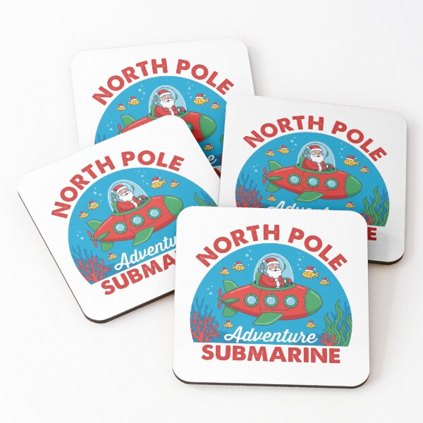 Item preview, North Pole Adventure Submarine Funny Christmas for Kids designed and sold by chattsuede.