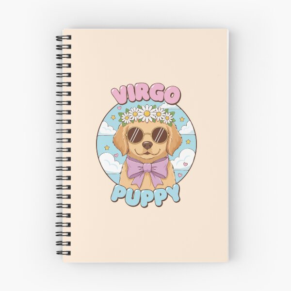 Item preview, Virgo Puppy Zodiac Cute Golden Retriever Dog Design - Horoscope Art designed and sold by The Real Life Symphony.
