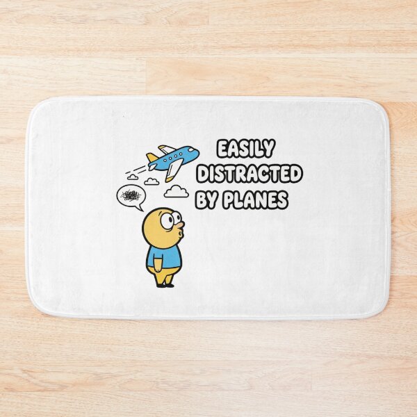 Item preview, Easily Distracted by Planes – funny pilot aviation lover  designed and sold by w66aboo.