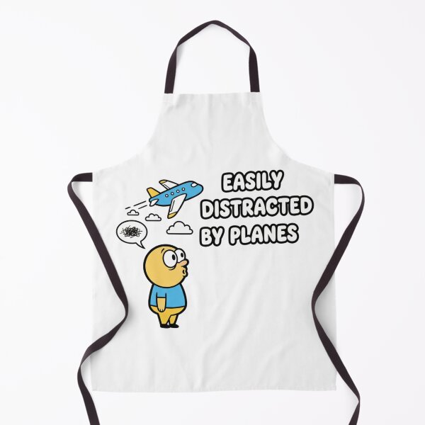 Item preview, Easily Distracted by Planes – funny pilot aviation lover designed and sold by w66aboo.