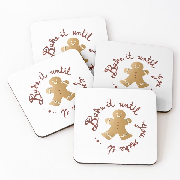 Item preview, Bake It Until You Make It – Funny Gingerbread Man Design designed and sold by marlenamyr.