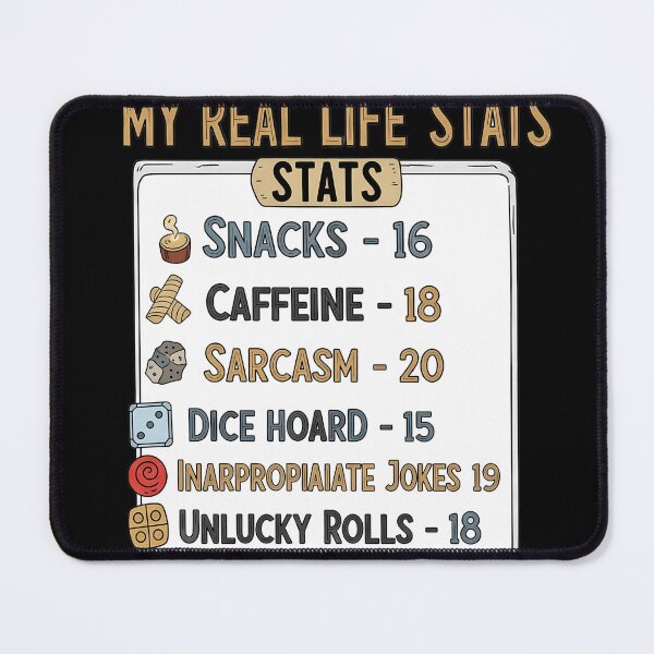Item preview, My Real Stats designed and sold by sassav8.