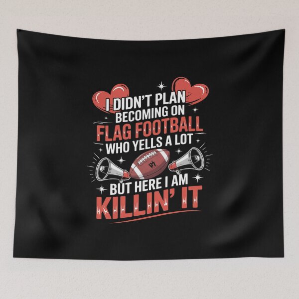 Item preview, Becoming A Flag Football Mom Of A Flag Football Player Mama  designed and sold by MathisBellanger.