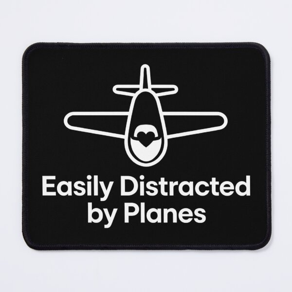 Item preview, Easily Distracted by Planes – pilot lover  designed and sold by w66aboo.