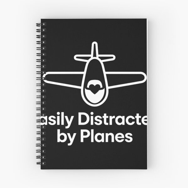 Item preview, Easily Distracted by Planes – pilot lover  designed and sold by w66aboo.
