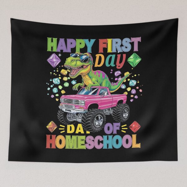 Item preview, Happy First Day Of Dinosaur Boys designed and sold by MythWoot.
