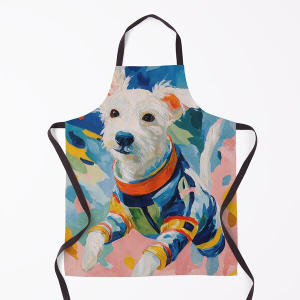 Item preview, Racing dog in a colorful suit designed and sold by ArtHouseNiklas.