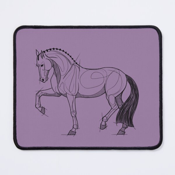Item preview, Dressage Horse Sketch-Passage designed and sold by DappledMoon.