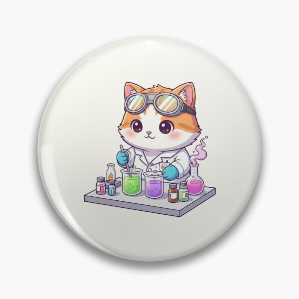 Item preview, Cute Chemist Cat designed and sold by HoopeStylee.