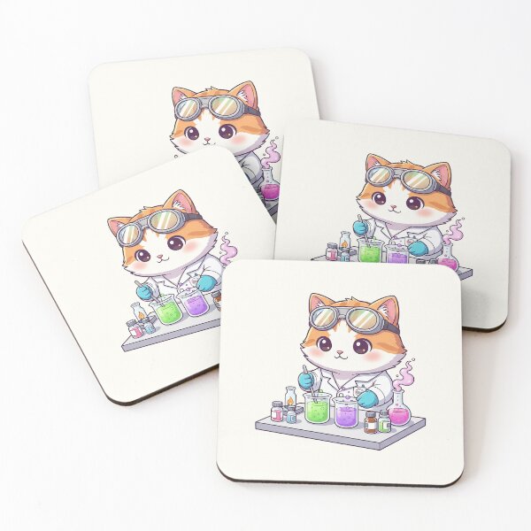 Item preview, Cute Chemist Cat designed and sold by HoopeStylee.