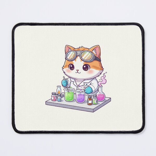 Item preview, Cute Chemist Cat designed and sold by HoopeStylee.