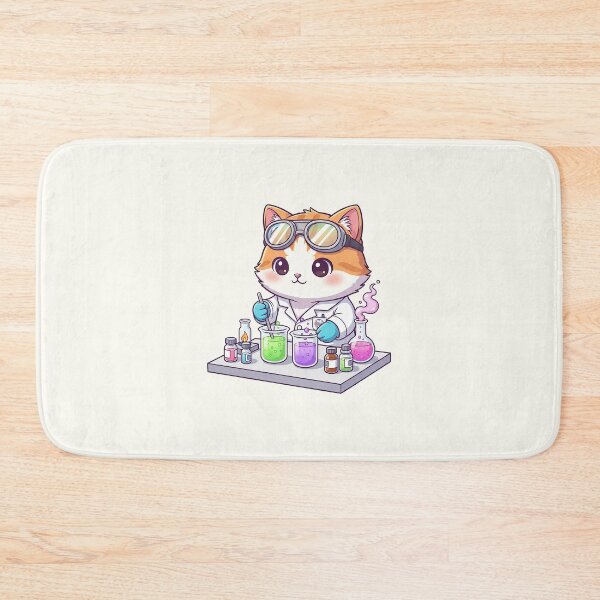 Item preview, Cute Chemist Cat designed and sold by HoopeStylee.