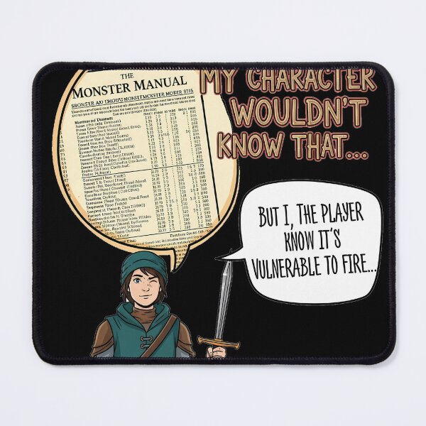 Item preview, My Character Wouldn't Know That designed and sold by sassav8.