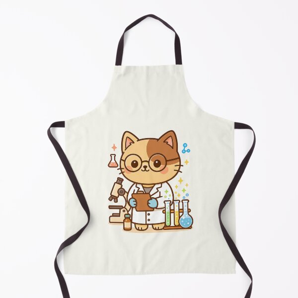 Item preview, Cute Scientist Cat designed and sold by HoopeStylee.