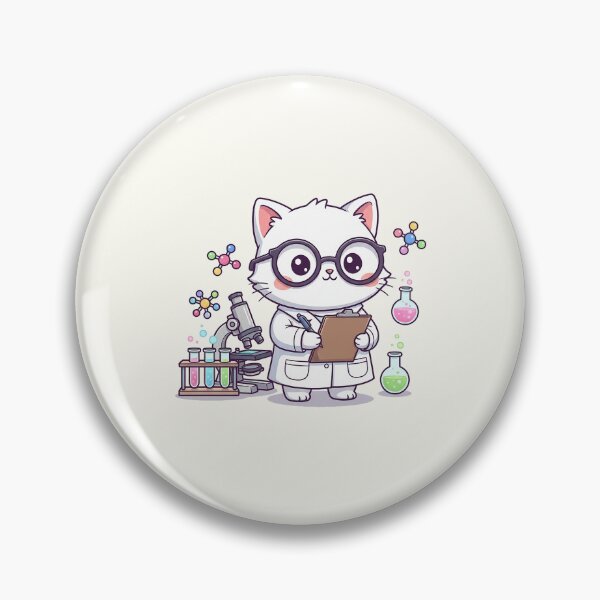 Item preview, Cute Scientist Cat designed and sold by HoopeStylee.