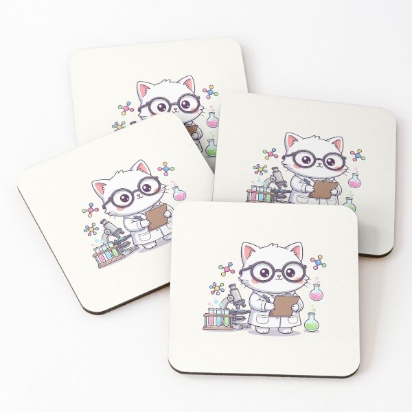 Item preview, Cute Scientist Cat designed and sold by HoopeStylee.