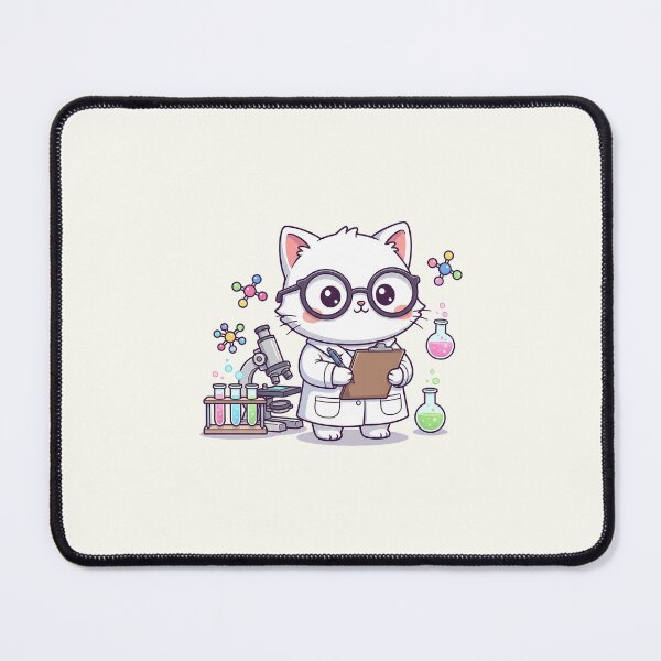 Item preview, Cute Scientist Cat designed and sold by HoopeStylee.