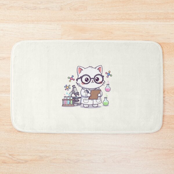 Item preview, Cute Scientist Cat designed and sold by HoopeStylee.