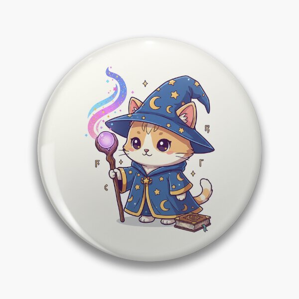 Item preview, Cute Wizard Cat designed and sold by HoopeStylee.