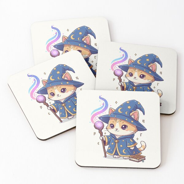 Item preview, Cute Wizard Cat designed and sold by HoopeStylee.