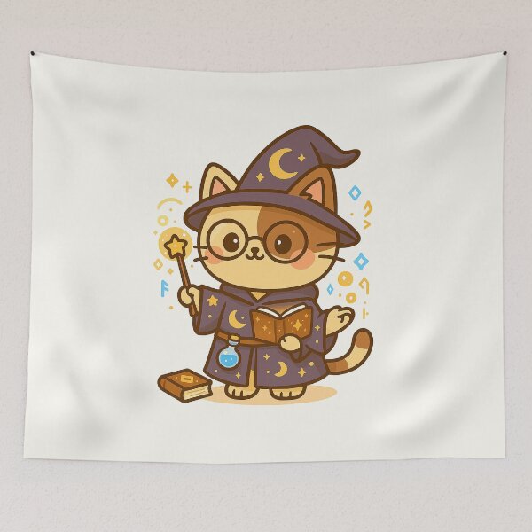 Item preview, Magic Spell Cat designed and sold by HoopeStylee.