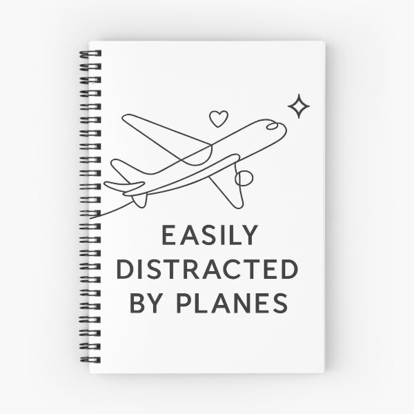 Item preview, Easily Distracted by Planes – funny pilot lover designed and sold by w66aboo.
