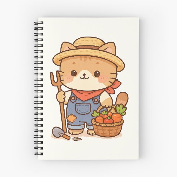 Item preview, Cute Farmer Cat designed and sold by HoopeStylee.
