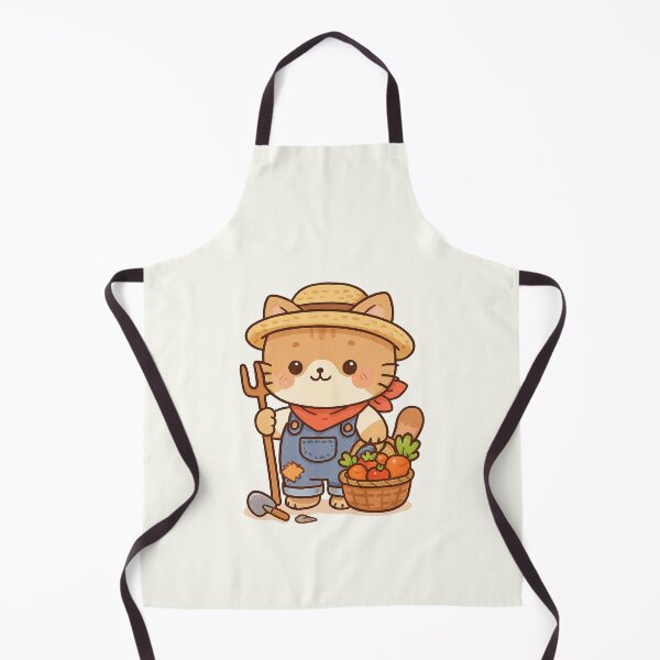 Item preview, Cute Farmer Cat designed and sold by HoopeStylee.