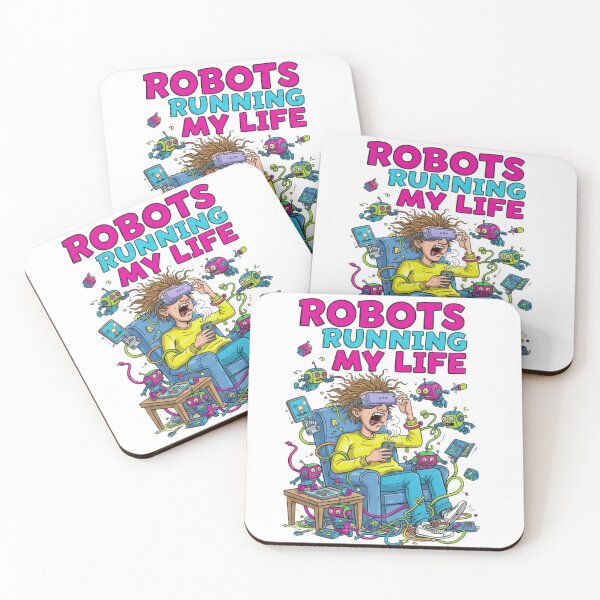 Item preview, Robots Running My Life: The Tech Overload Reality designed and sold by AMBAYK.