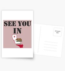 See you in California Postcards