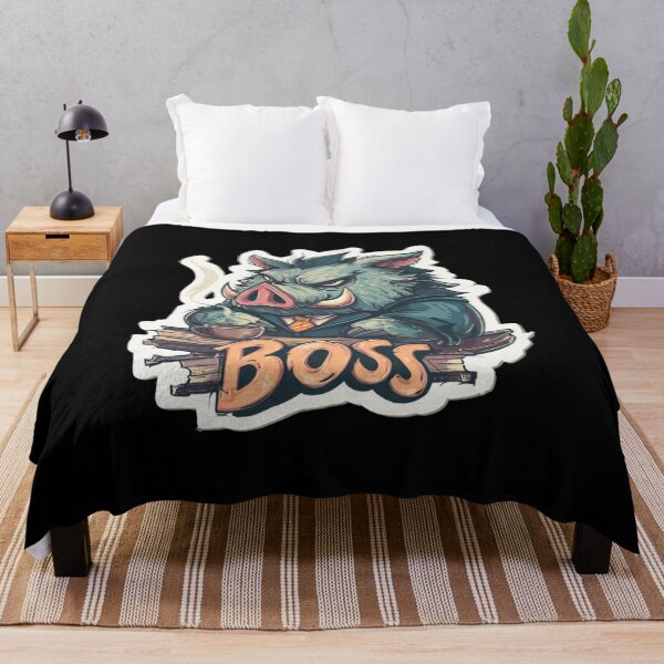 Item preview, Boar The Boss - Funny Animal Manager Office Humor designed and sold by KZurHTPC.