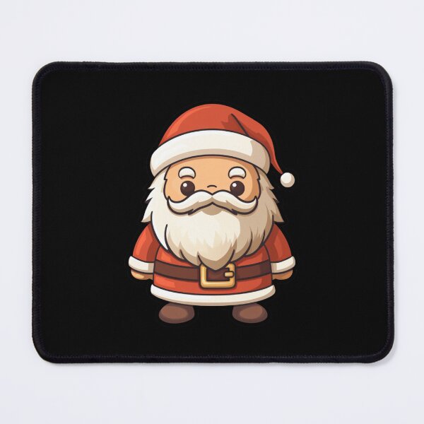 Item preview, Grumpy Kawaii Santa Claus Christmas Illustration designed and sold by RBCreates.