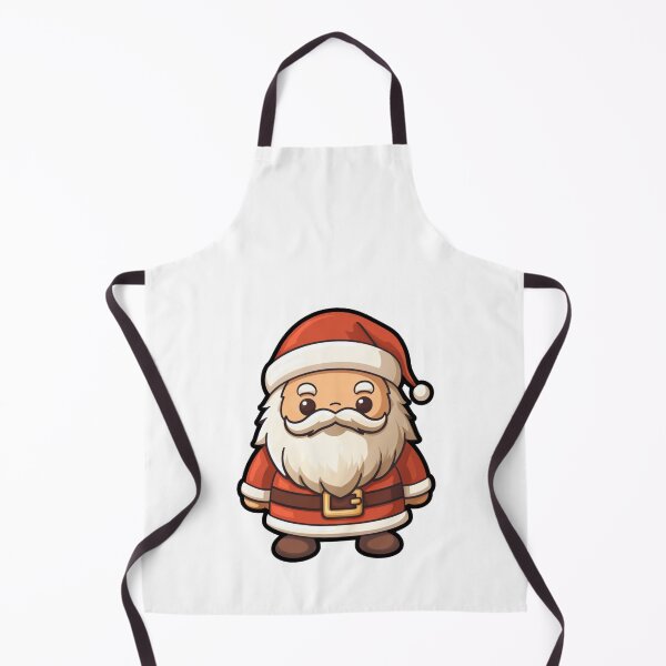 Item preview, Grumpy Kawaii Santa Claus Christmas Illustration designed and sold by RBCreates.
