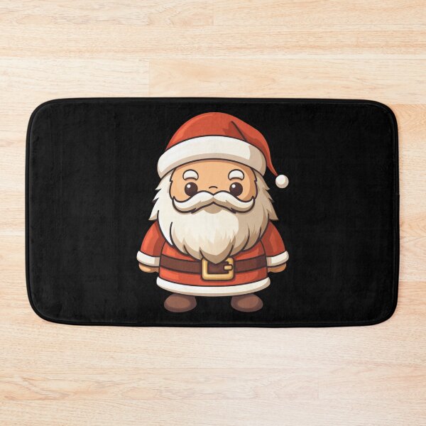Item preview, Grumpy Kawaii Santa Claus Christmas Illustration designed and sold by RBCreates.