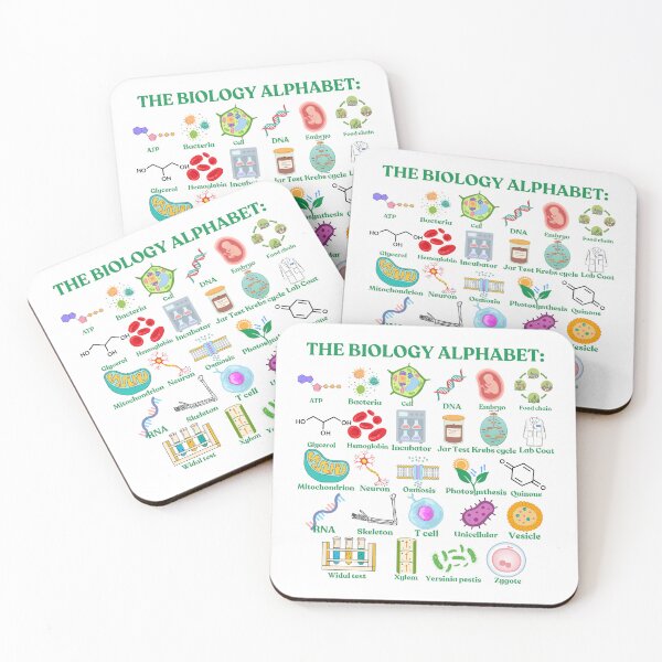 Item preview, The Biology Alphabet, cool science and biology designed and sold by NoetherSym.