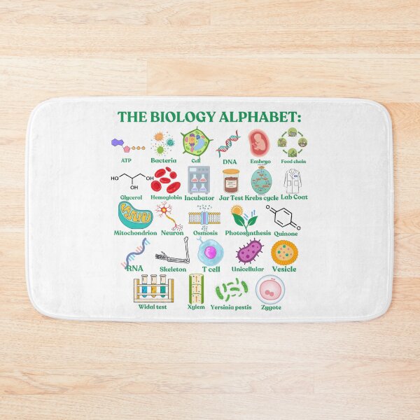 Item preview, The Biology Alphabet, cool science and biology designed and sold by NoetherSym.