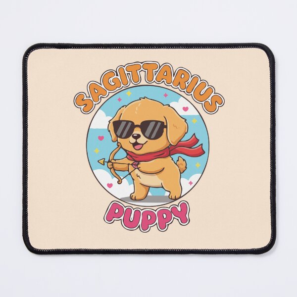 Item preview, Sagittarius Puppy Zodiac Cute Golden Retriever Dog Design – Horoscope Art designed and sold by The Real Life Symphony.