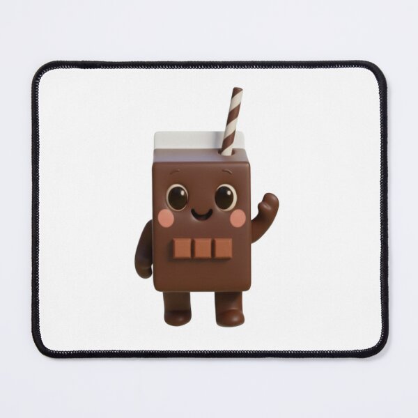 Item preview, Chocolate Milk Box – Cute 3D Kawaii Drink Character designed and sold by HNstory.