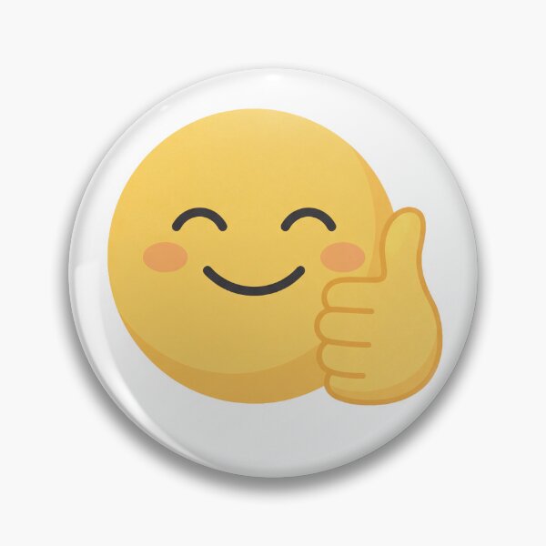 Item preview, Thumbs Up Emoji design in yellow color, smiled designed and sold by GagShots.