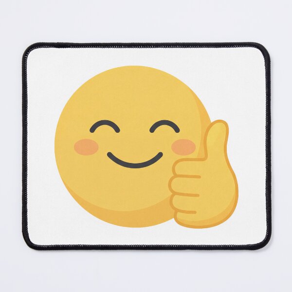 Item preview, Thumbs Up Emoji design in yellow color, smiled designed and sold by GagShots.