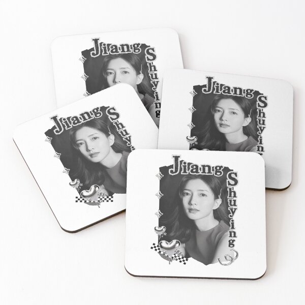 Item preview, Jiang Shuying (江疏影) Chinese Actress Art Chinese Celebrity Illustration Black and White Collage Digital Art Portrait designed and sold by AJUNICE STUDIO.