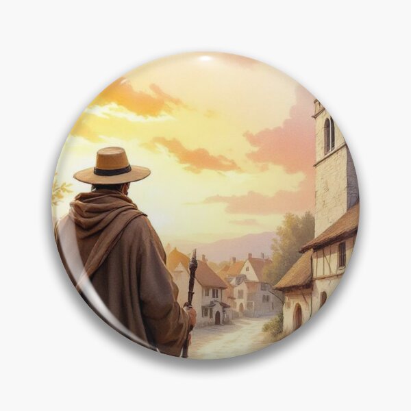 Item preview, Pilgrim arriving in a village designed and sold by jefboutique6150.