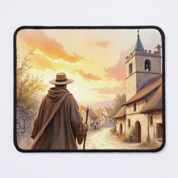 Item preview, Pilgrim arriving in a village designed and sold by jefboutique6150.