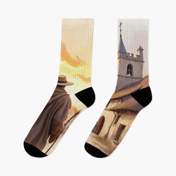Item preview, Pilgrim arriving in a village designed and sold by jefboutique6150.