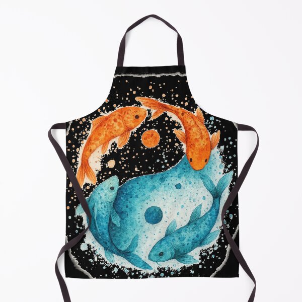 Item preview, Yin Yang Koi Fish T-Shirt – Japanese Watercolor Balanced Energy Art designed and sold by KDesignCrafts.