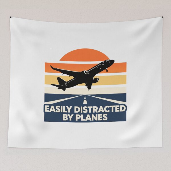 Item preview, Easily Distracted by Planes lover designed and sold by w66aboo.