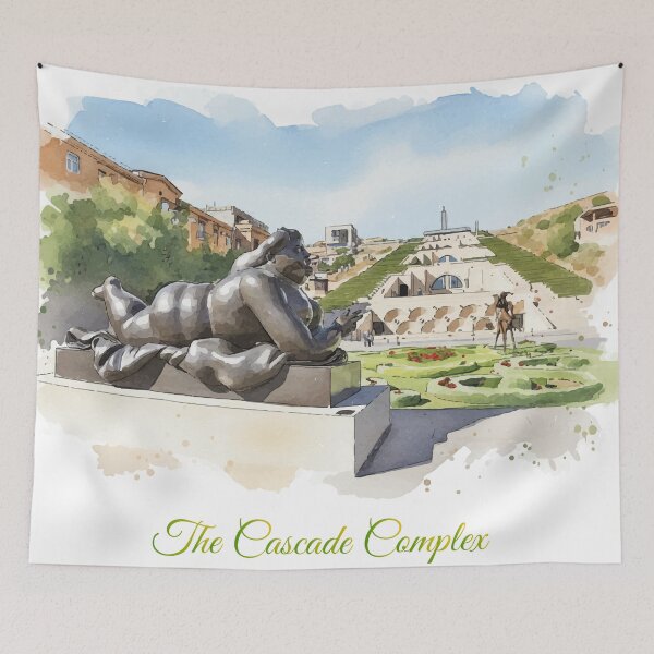 Item preview, The Cascade Complex Yerevan | Armenian Modern Architecture & City View Art designed and sold by NareArt.